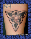 Brotherhood Knot Triangular Celtic Tattoo Design