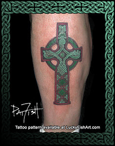 Killamery Cross Celtic Tattoo Design