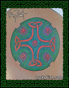St. Brynach's Cross Celtic Tattoo Design
