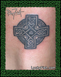 Cross of Saint Columba Celtic Tattoo Design