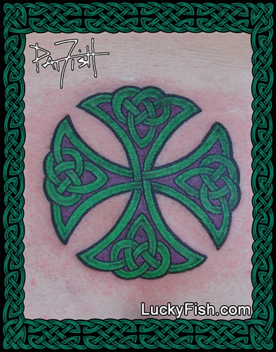 Eternity Cross Celtic Tattoo Design