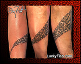 Epaulette Tattoo with Celtic Design