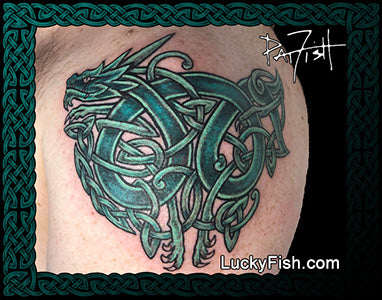 Dragon Guard Tattoo Design
