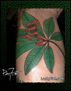 Poison Arrow Frog Tattoo Design 1