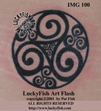 Triplicate Goddess Celtic Tattoo Design 2