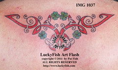 Lucky Family Celtic Tattoo Design 1