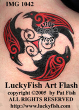 Reincarnation Ravens Celtic Tattoo Design 1