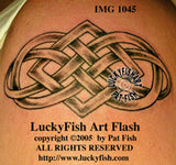 Lemniscate Love Lace Celtic Tattoo Design 1