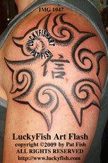 Creativity Tribal Tattoo Design 1
