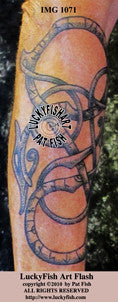 Uppland Serpent Viking Tattoo Design 1