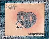 Celtic Lady Heart Tattoo Design 