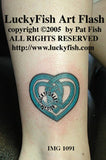 Lady Heart Celtic Tattoo Design 