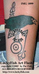 Z-Rod Crow Pictish Tattoo Design 1