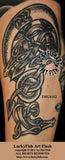 Dragon Knots Celtic Tattoo Design 2