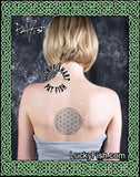 Geometry Flower of Life Sacred Tattoo Design