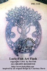 Tree Spirits Celtic Tattoo Design 1
