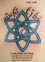 Trinity Star Celtic Tattoo Design 1