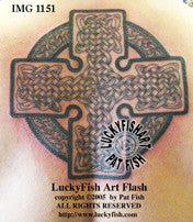 Redemption Cross Celtic Tattoo Design 1