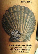Pilgrimage Shell Tattoo Design 1