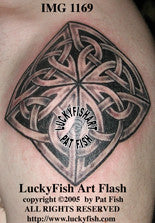 Protection Star Celtic Tattoo Design 1