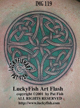 Friendship Wheel Celtic Tattoo Design 1