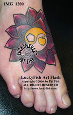 Discordian Lotus Tattoo Design 1