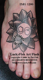 Discordian Lotus Tattoo Design 2