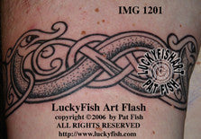 War Wurm Celtic Viking Tattoo Design 1