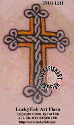 Veterans Cross Celtic Tattoo Design 1