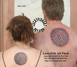 Spiral Strength Celtic Tattoo Design