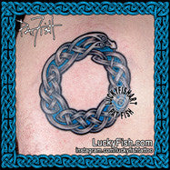 Celtic Oroborus Tattoo Design 2
