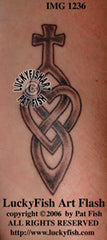 Welsh Love Spoon Celtic Tattoo Design 1
