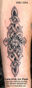 Celtic Spear Tattoo Design 1