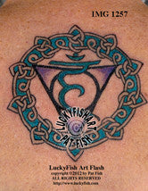 Chakra Tattoo with Celtic Hindu Design