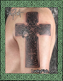 Protector Cross Celtic Tattoo Design 2