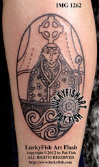 Saint Brendan Tattoo Design 1