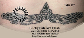 Eagle Triskelion Celtic Tattoo Design 1