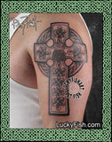 Scots Thistle Cross Celtic Tattoo Design 2