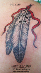 Eagle Talisman Indian Tattoo Design 1