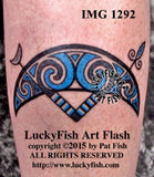 Pictish V-Rod Celtic Crescent Tattoo Design 