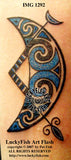 Pictish V-Rod Crescent Ancient Tattoo Design 