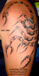 Venom Tribal Scorpion Tattoo Design 1