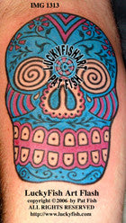 Calavera Skull Mexican Tattoo Design 1