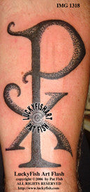 The Labarum Christian Tattoo Design 1