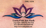 Rainbow Lotus Tattoo Design 2