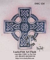 St John the Baptist Cross Celtic Tattoo Design 1