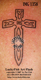 Dagger Cross Celtic Tattoo Design 1