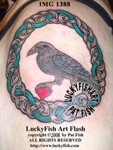 Crow Mother Celtic Tattoo Design 1