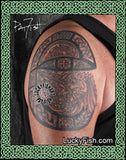 Illuminated E Celtic Tattoo Design 3