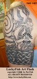 Whirlpooling Wolfhounds Celtic Tattoo Design 3